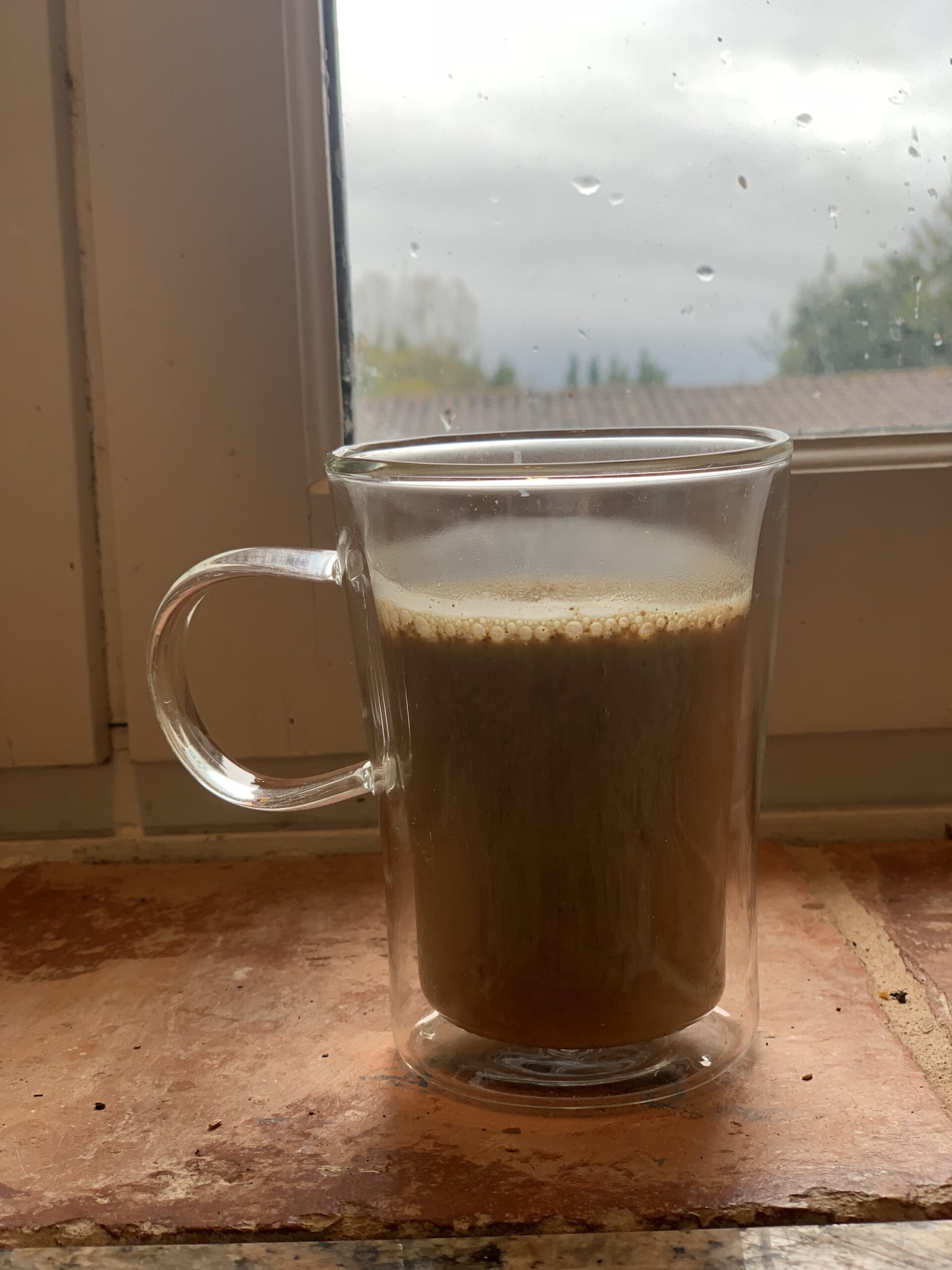 chai on a rainy day