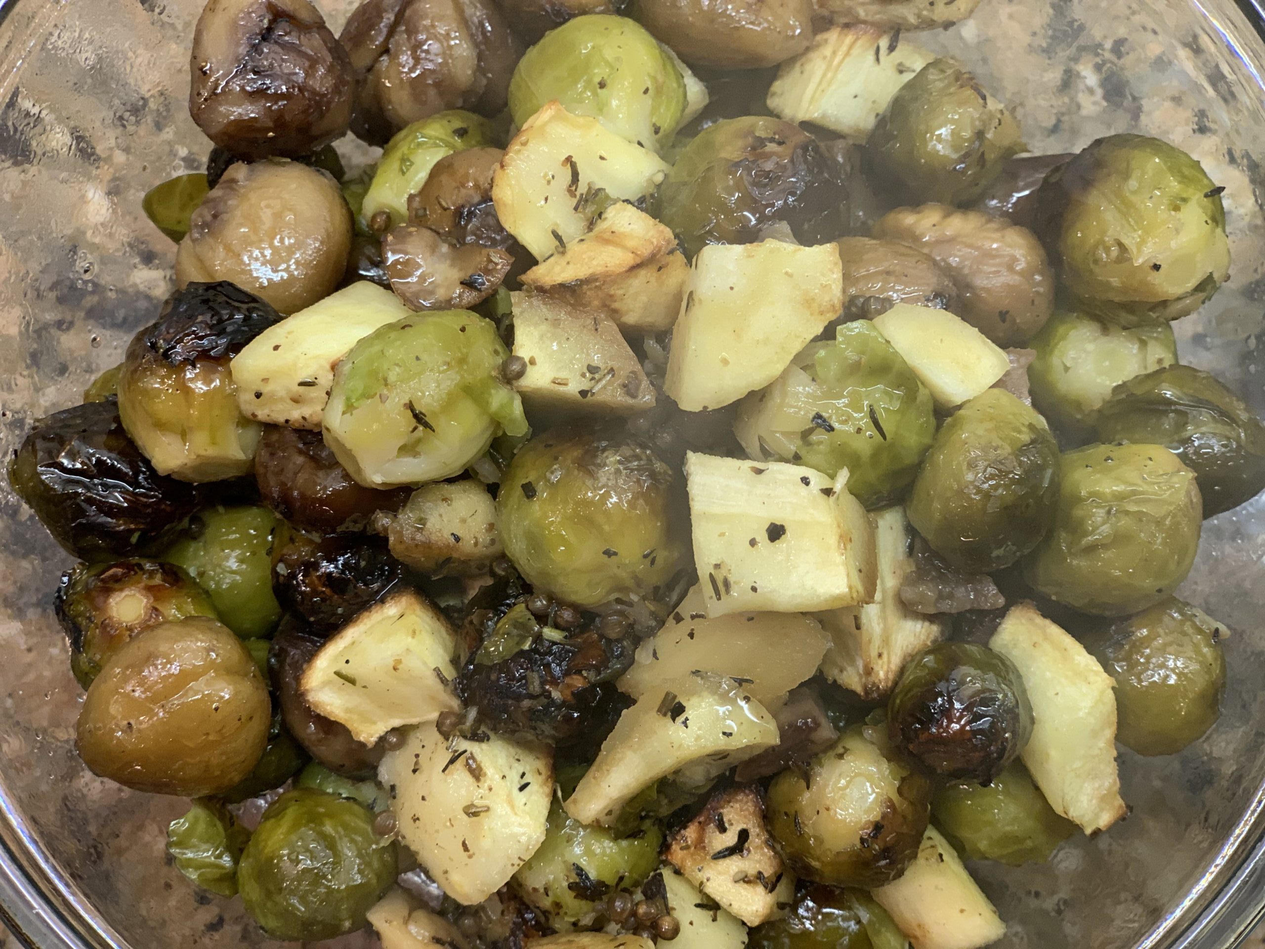 Brussel Sprouts and Chestnuts